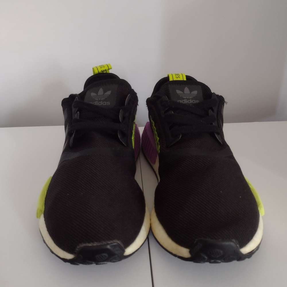 Adidas Band R15 Shock Purple Core Black Athletic Shoes Sneaker Size 6.5